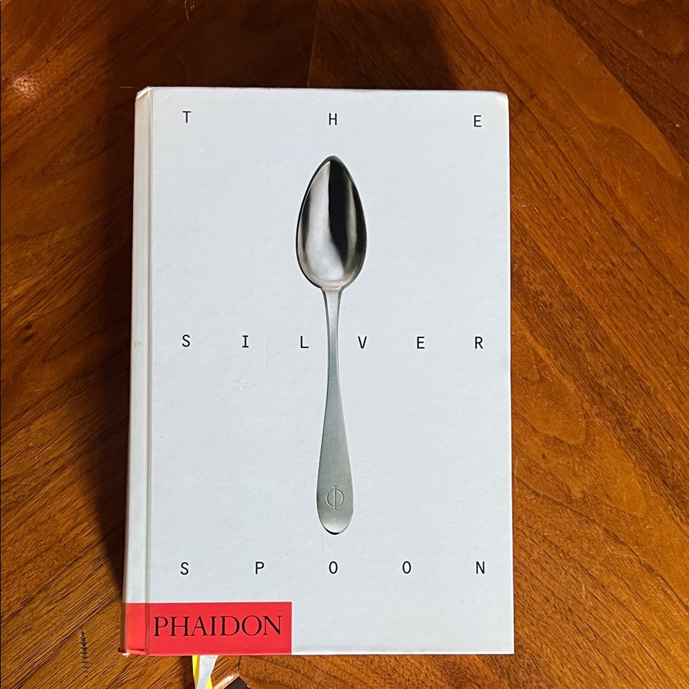 Phaidon The Silver Spoon Cookbook - White and Silver Cover